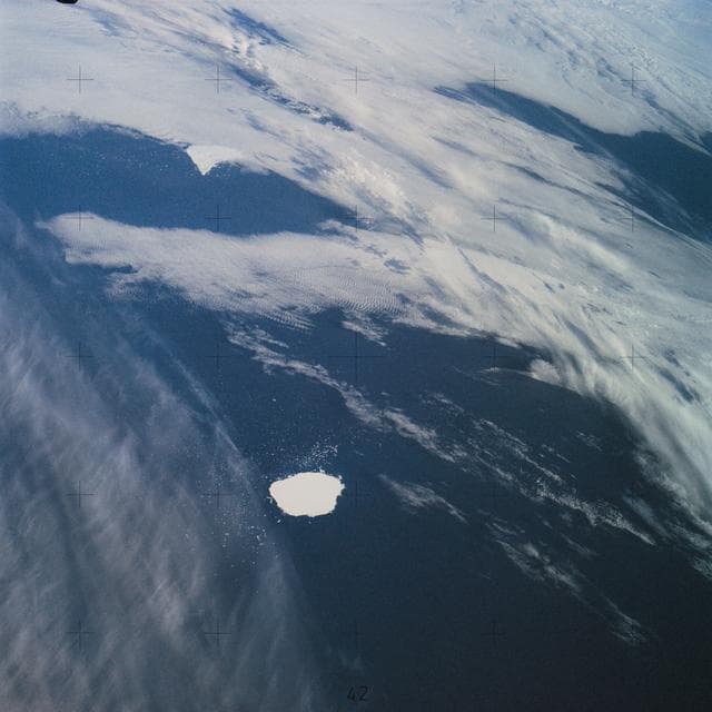 NASA image: South Georgia Island in the South Atlantic Ocean