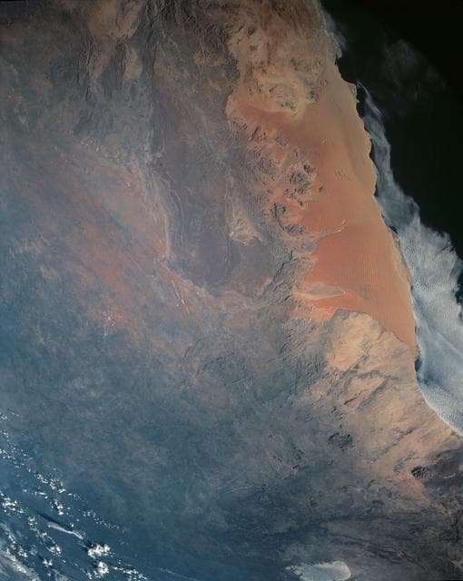 NASA image: Namib Desert, Namibia, Africa