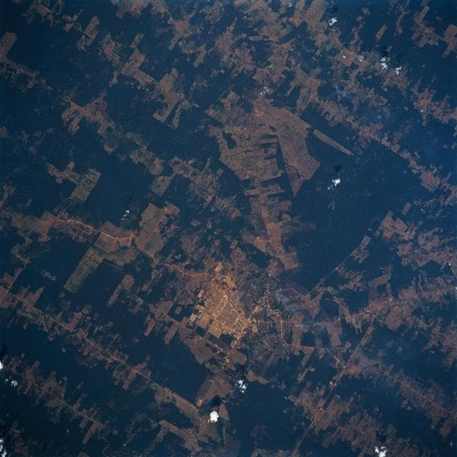 NASA image: Deforestation, Rondonia, Brazil