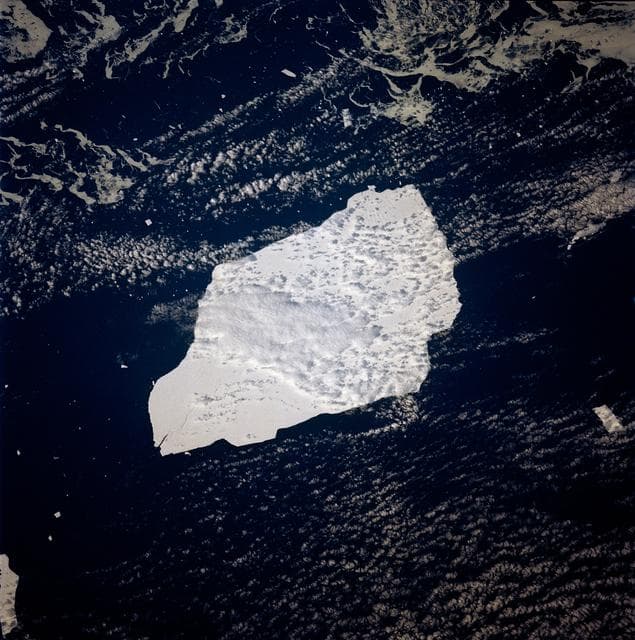 NASA image: Large Tabular Iceberg, South Atlantic Ocean