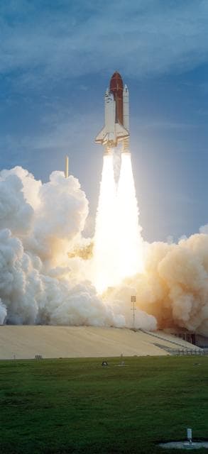 NASA image: STS-50 Columbia, Orbiter Vehicle (OV) 102, lifts off from KSC LC Pad 39A