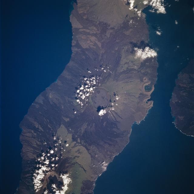 NASA image: Isabela, Galapagos Islands as seen from STS-59