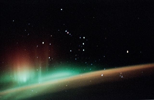 NASA image: Aurora over Earth limb