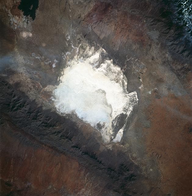 NASA image: White Sands, New Mexico as seen from STS-60