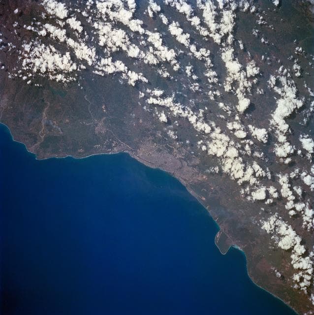 NASA image: Santo Domingo, Dominican Republic as seen from STS-60