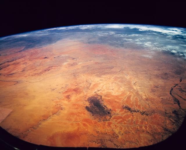 NASA image: Sahara Desert, Sudan, Northeast Africa as seen from STS-62
