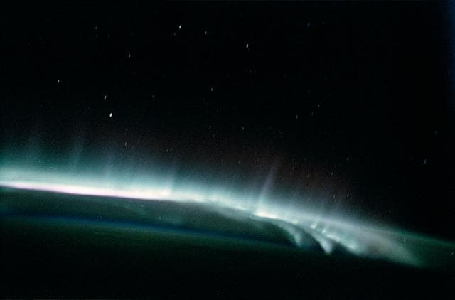NASA image: Aurora Australis as seen from STS-62