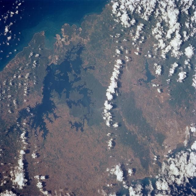 NASA image: Panama Canal Zone as seen from STS-62