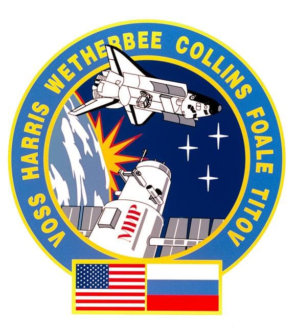 NASA image: STS-63 crew insignia
