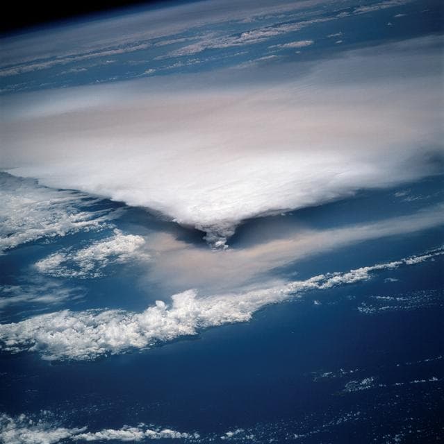 NASA image: New Guinea volcano (Rabaul) as seen from STS-64