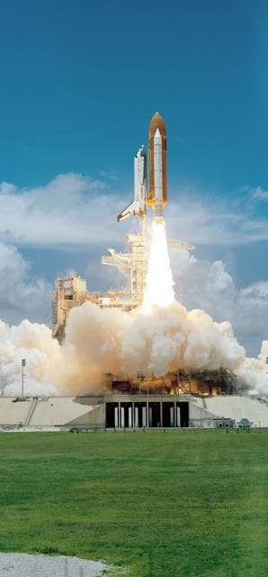 NASA image: STS-65 Columbia, OV-102, lifts off from KSC Launch Complex (LC) Pad 39A