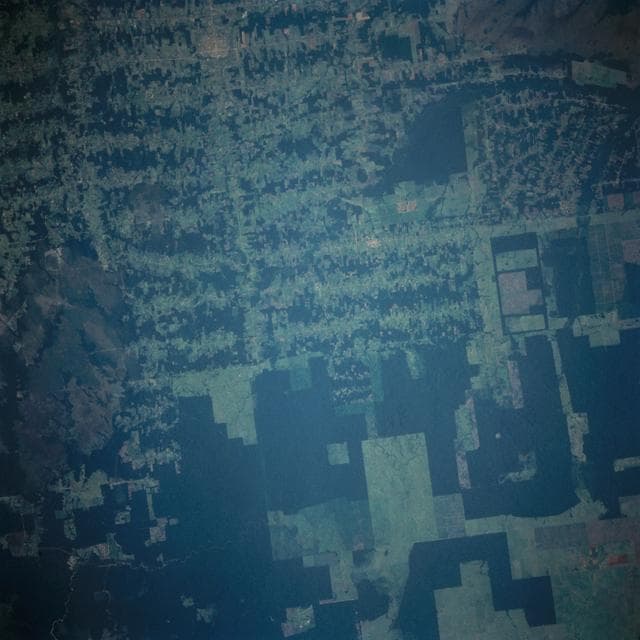 NASA image: Deforestation in Brazil as seen from STS-66 Atlantis