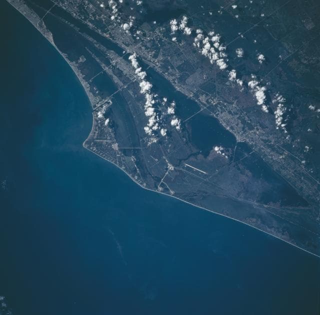 Cape Canaveral, Florida as seen from STS-66 Atlantis