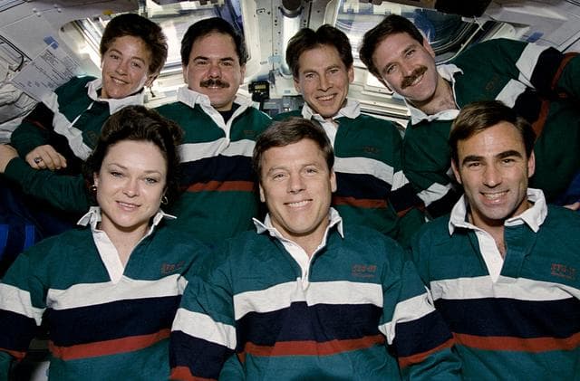 STS-67 in-flight crew portrait