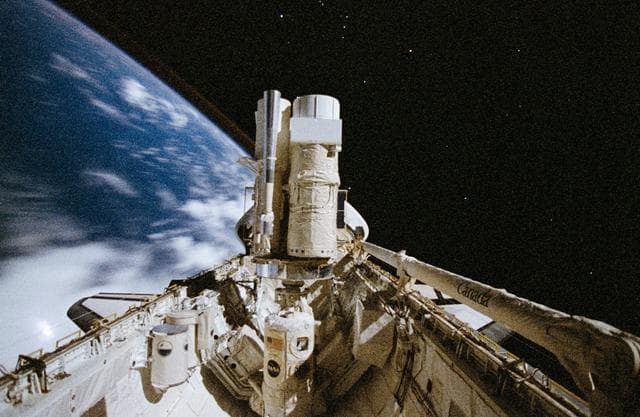 NASA image: ASTRO-2 payload in Space Shuttle Endeavour's cargo bay