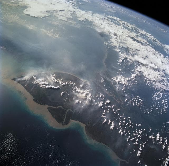 NASA image: Vals Cape, New Guinea