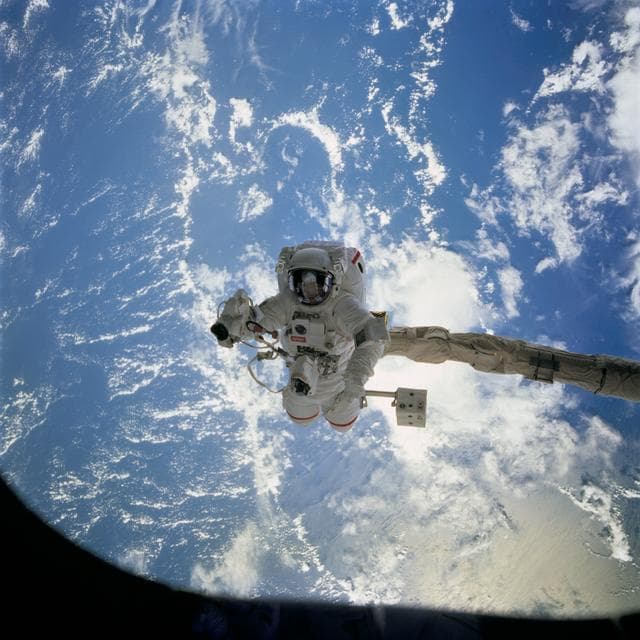NASA image: View taken during the STS-69 EVA