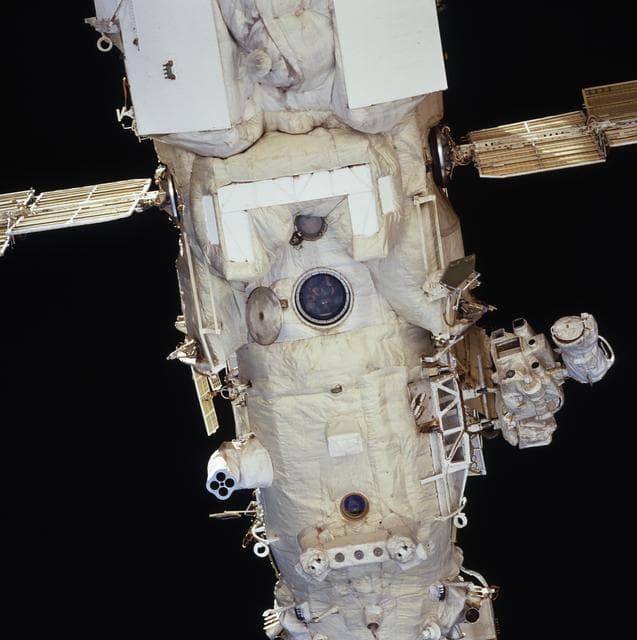 NASA image: Kvant 2 module of the Mir space station