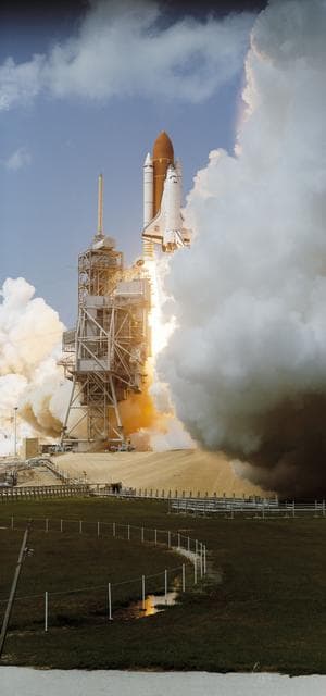 NASA image: Launch of the STS-71 orbiter Atlantis from KSC