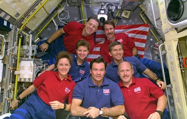 NASA image: Crew portrait in Spacelab
