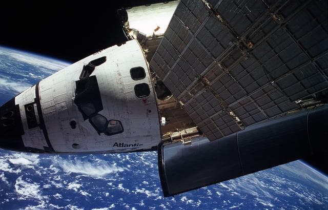 NASA image: Michael "Rich" Clifford perform EVA