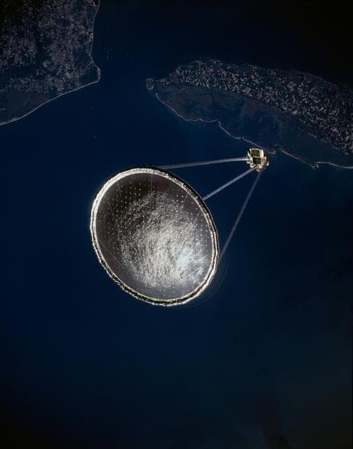 NASA image: IAE - Inflatable Antenna Experiment