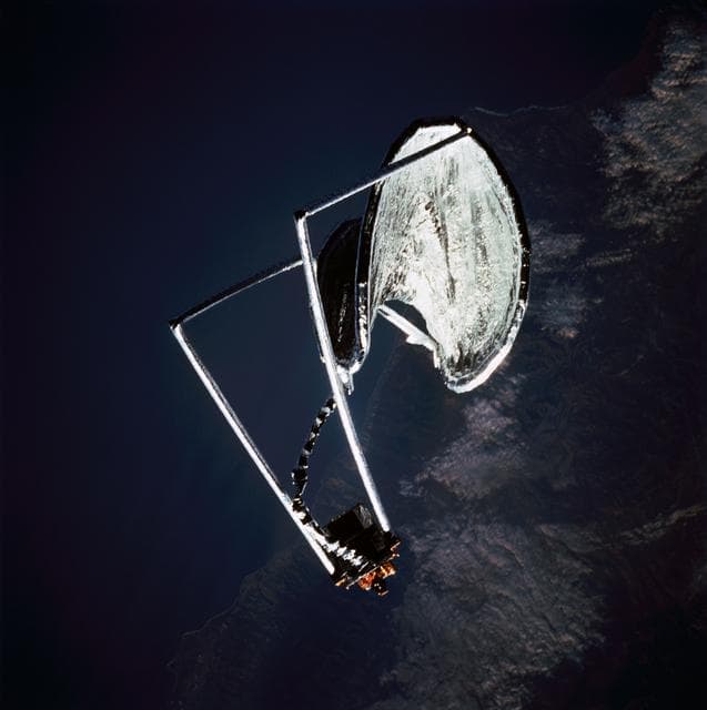 NASA image: IAE - Inflatable Antenna Experiment