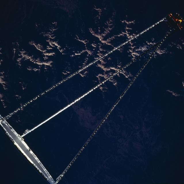 NASA image: IAE - Inflatable Antenna Experiment