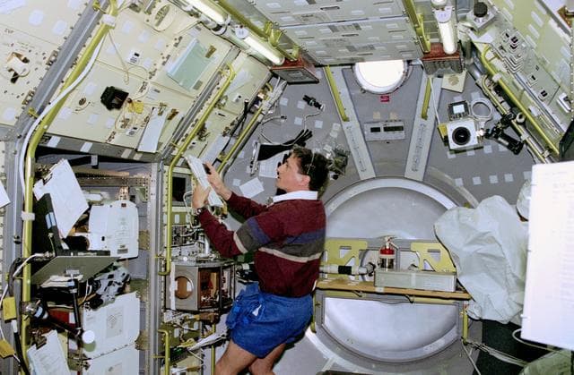 NASA image: MGBX - MS Thomas in Spacelab