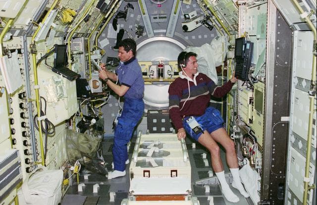NASA image: Full length view of the Spacelab module
