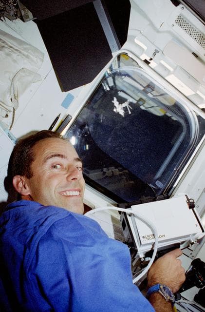NASA image: Flight deck rendezvous activities