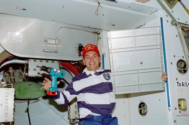 NASA image: Sturckow in the Node 1/Unity module