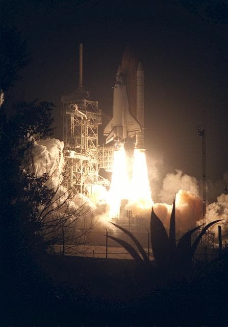 NASA image: STS-89 launch view