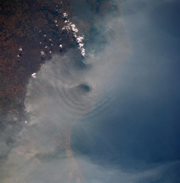 NASA image: Earth observations taken from orbiter Discovery during STS-91 mission