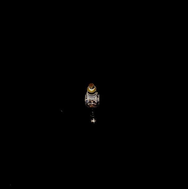 NASA image: View of the Chandra Observatory after its deployment from Columbia PLB