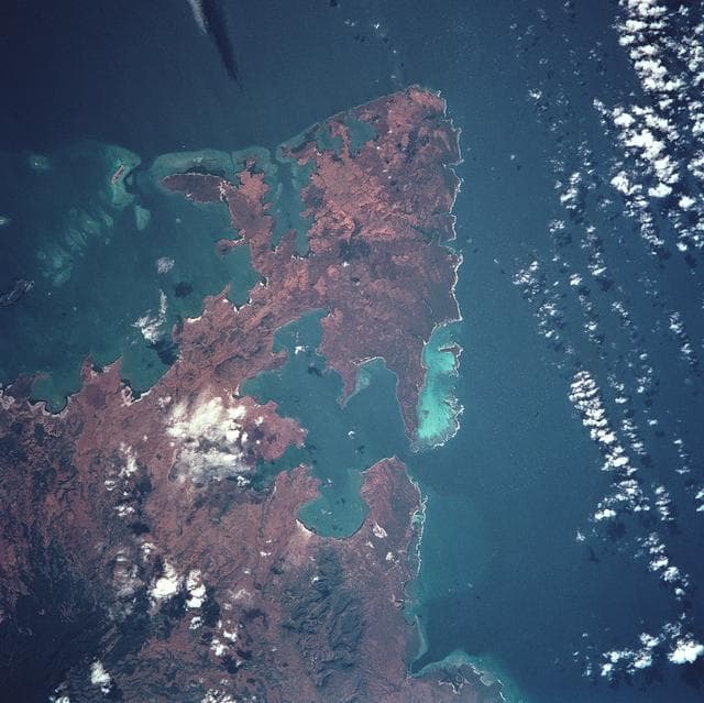 NASA image: Earth observations of Northern Madagascar taken from Columbia during STS-93 mission