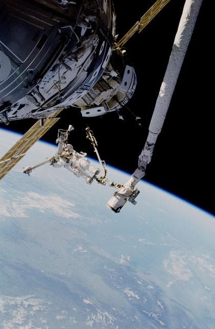 NASA image: STS-96 EVA view of Tamara Jernigan