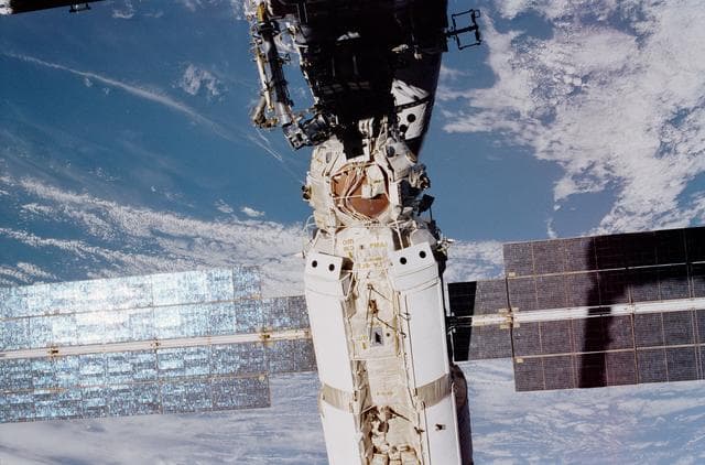 NASA image: View of FGB / Zarya taken during the first EVA STS-97
