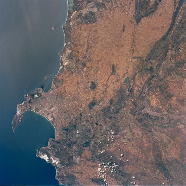 NASA image: Earth observations Cape Town, South Africa taken during the STS-97 mission