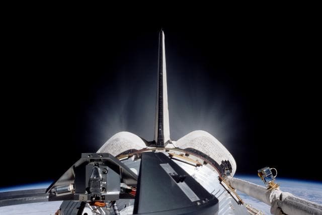 thruster firing