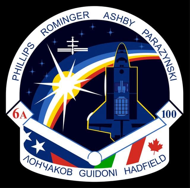 NASA image: The STS-100 mission insignia