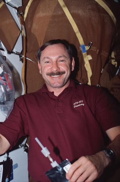 NASA image: CDR Brown on middeck