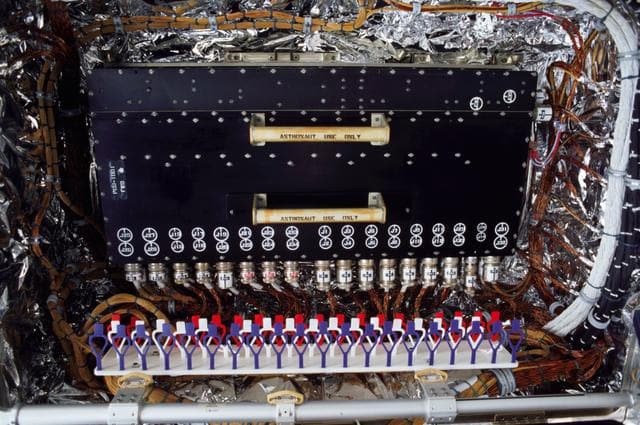 NASA image: EVA 3 - newly installed PCU unit