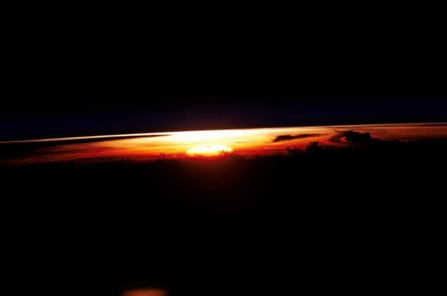 NASA image: Sunrise view taken by the STS-109 crew