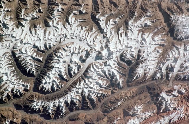 NASA image: Earth view over India taken during STS-121