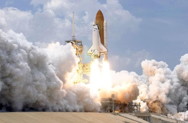 NASA image: Launch of Space Shuttle Atlantis / STS-125 Mission