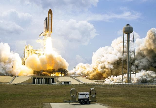 NASA image: Launch of Space Shuttle Atlantis / STS-125 Mission