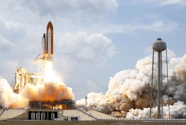 NASA image: Launch of Space Shuttle Atlantis / STS-125 Mission