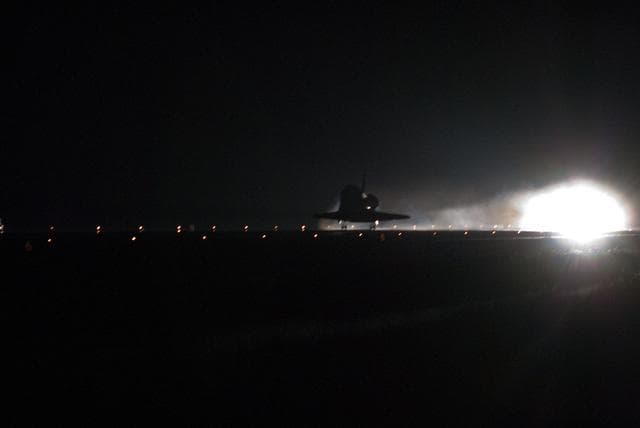 NASA image: STS-130 Endeavour Lands at KSC
