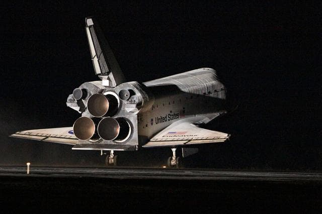 NASA image: STS-130 Endeavour Lands at KSC